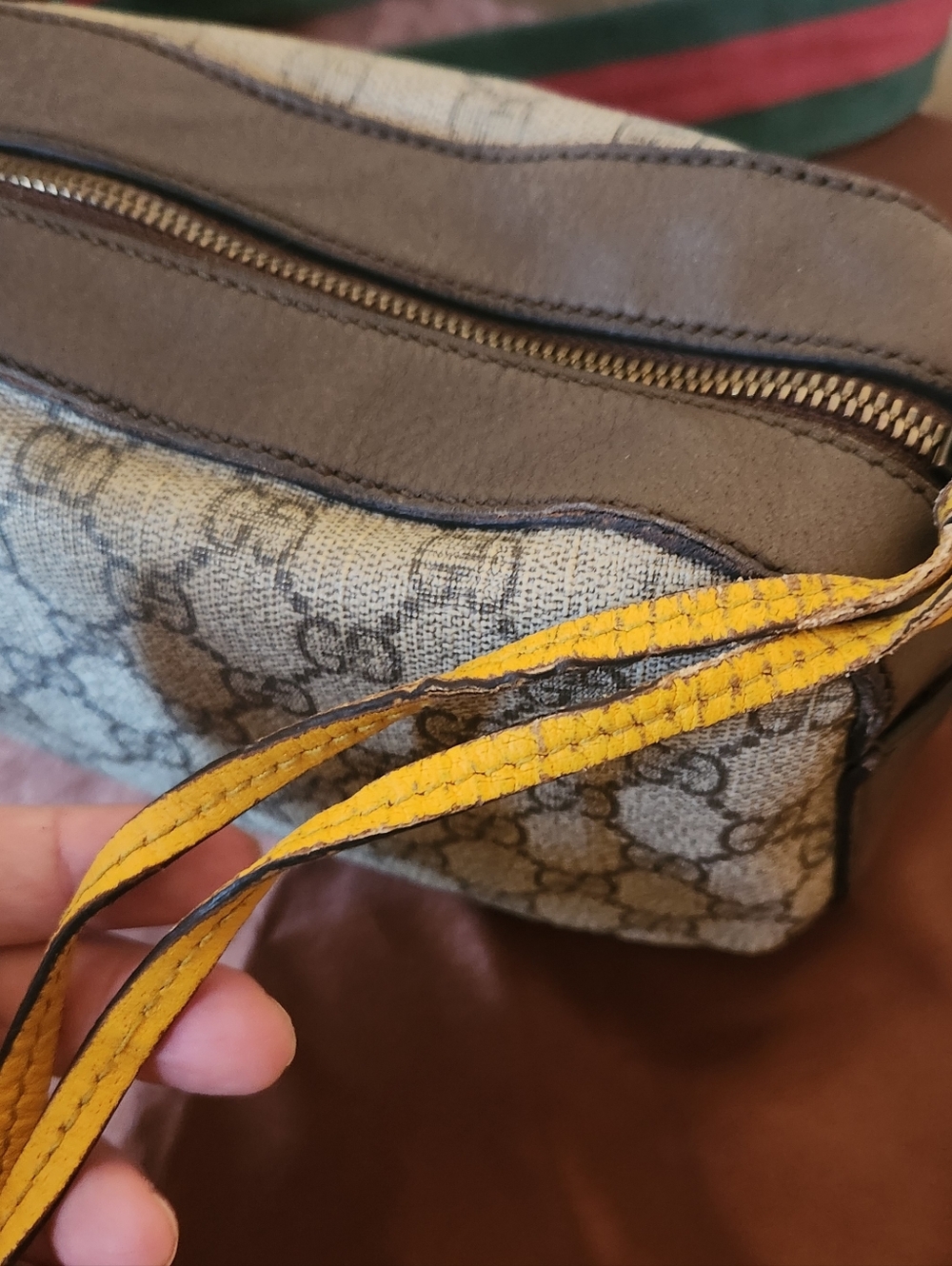 Gucci Neo Vintage Supreme Monogram Web Shoulder Bag - Picture 11 of 14